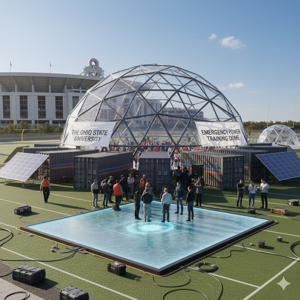 Stadium training dome