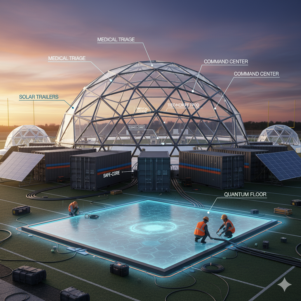 Annotated mission‑ready dome